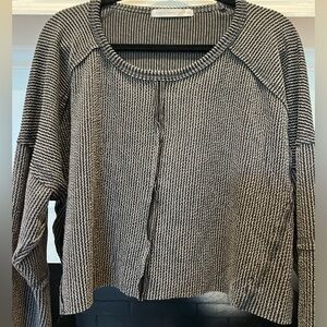 Altar’d State women’s black long sleeve shirt- NWT